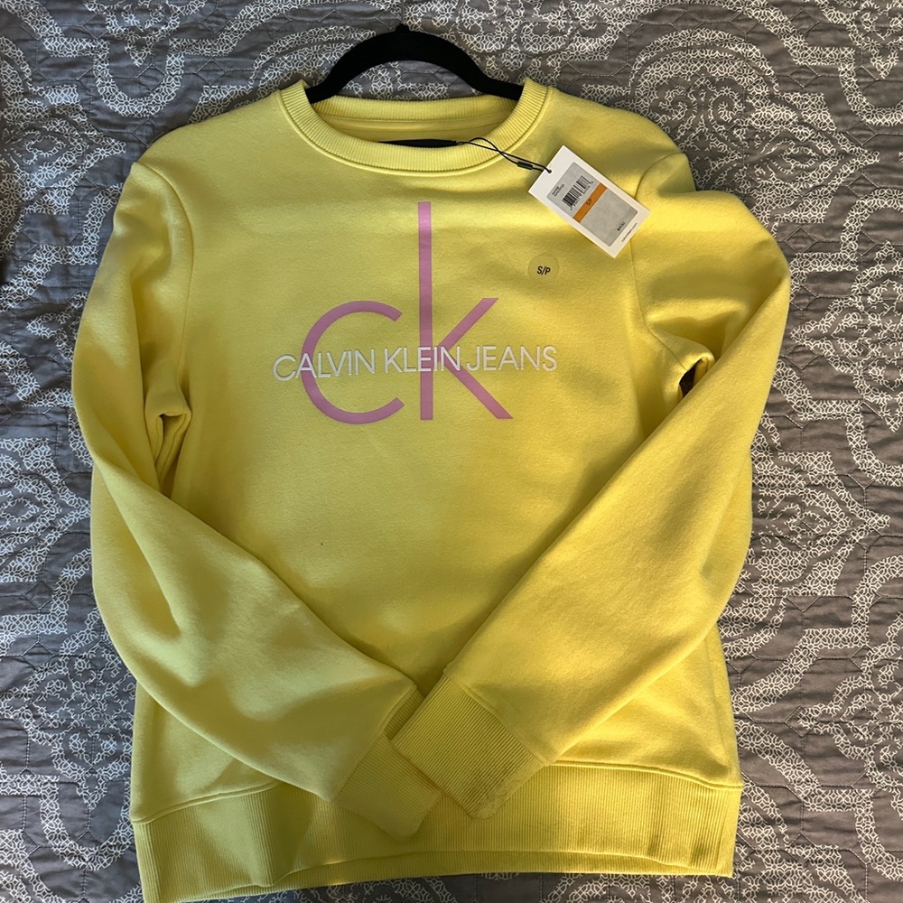 Calvin Klein Yellow Sweater